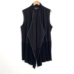 Karl Lagerfeld Black Sleeveless Vest